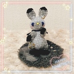 満月🌕 月うさ🐰  あみぐるみ