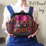 ◉一点物 ◉チロリアン ヴィンテージ生地 がま口 bag 