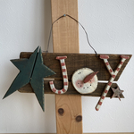 ⛄️ クリスマス  スノーマン 【 木製 インテリア 雑貨 】  壁掛け 飾り オーナメント