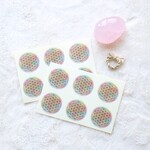 【フラワーオブライフ♡シール*ステッカー】ふんわりカラー6枚セット