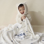 Blanket／車と雲（全3色）／ブランケット／名入れ／出産祝い