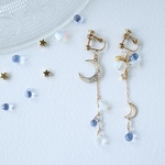 月の光のイヤリング／ピアス