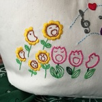 ♪刺繍バッグ 『メロディートート』