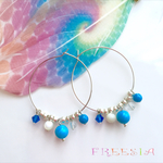 空色 blue blue  ♪ フープピアス