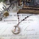 ネックレス　月と雫