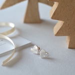 ＊ハートのパールピアス／イヤリング＊