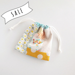 《SALE 10》ミニ巾着 パッチワーク1