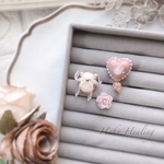 swan🦢rose🌹ピアス イヤリング