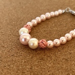 23-2羽織紐　あわじ玉×コットンパール