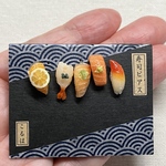 寿司のスタッドピアス5個セット