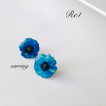 エゾノコギリソウのイヤリング /樹脂earring