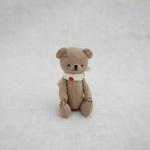 6.5cm/くまーろ/コットンのテディベア