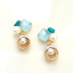 人魚のビジューピアス