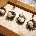 corbeille de fleurs et d'herbes-花とハーブかご-ピアス/イヤリング