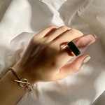 Point color square ring