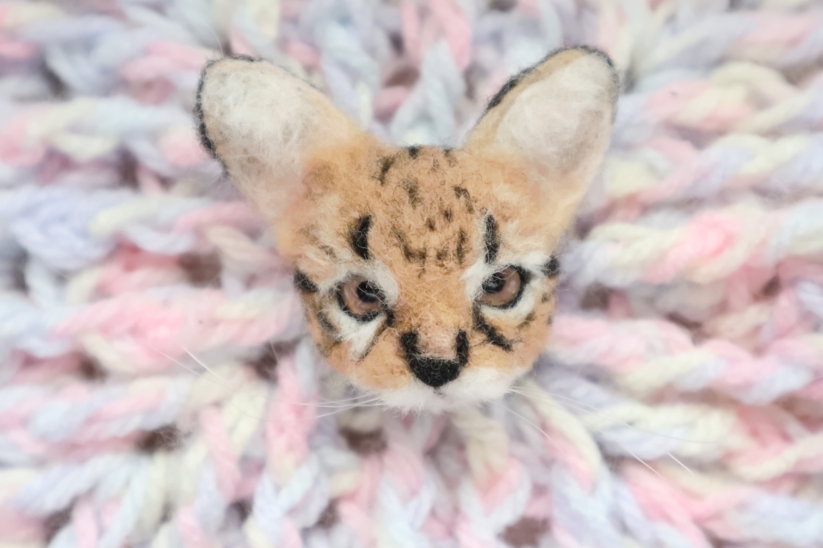 羊毛フェルト サーバルキャット 野生猫 - ＊もかめりあ＊ | minne