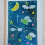 かめじろうほっこりアート♡お月様シリーズ