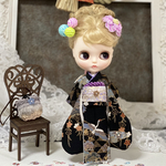 黒地金彩吉祥柄お振袖セット