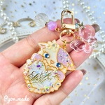 【パープル】ねこちゃんキーホルダー