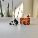 チワワ黒（すやすやクリスマス）