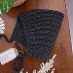 【rarely】ベビー ピクシーハット 手編み 帽子　人気色　グレー