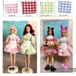 メイド服【受注販売】選べる4色　 バービー、poppy parker、momoko 