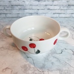 ポーセラーツ スープカップ(明るいチェリー)
