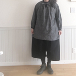 ブラックリップストップサルエルパンツ黒オススメ