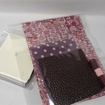 リバティ★ジェニーズリボン★ペン立て作成キット（厚紙、ケント紙、布、リボン、レシピ付）