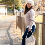 【在庫のみ発送可能】【fair trade organic cotton】macrame shoulder bag《フリンジタイプ》