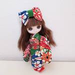 プチブライスサイズの着物セット