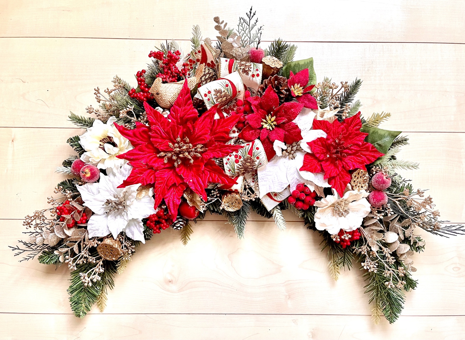 ✴︎yu-kiさま専用✴︎クリスマススワッグクリスマスリース