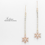 Line Snow(949) ピアス/イヤリング/ノンホールピアス/樹脂ピアス