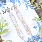 ワイヤーピアス(超縦長　ツリー)(イヤリングにも変更可)