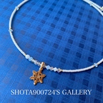 ❄️ ［再販6］雪の結晶　❄️ シングル　ワイヤー　チョーカー　ネックレス　　#minne_new  スワロフスキー　#スペシャルギフト2022 #雪