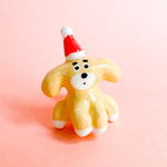 クリスマスまゆげ犬のリングスタンド