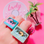 💙📼カセットテープリング💚🌊