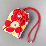 （大正ロマン花）元巫女が作る花のお守り袋