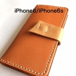 オレンジヌメ　　iPhone6/iPhone6s/iPhone7ケース　