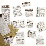 カフェMENUシールパッド <S297>