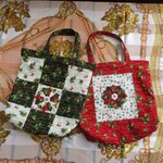 《h様ご依頼品》バッグセット（クリスマス柄）