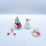 正月飾りのイヤリング/ピアス⁺
