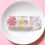 ピンク/色落ちしないお花の ﾋﾟﾙｹｰｽ/ｱｸｾｻﾘｰｹｰｽ　旅行や持ち運びに便利な小物入れ　pink