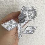 おはなのブローチ*crystalflower○ミナペルホネン