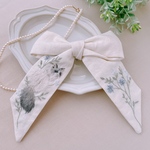emmeo様専用　猫の刺繍リボンバレッタ（ラグドール）