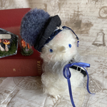 ※17日(土)21時、先着販売※白い子ガラスのぬいぐるみ、テディベア