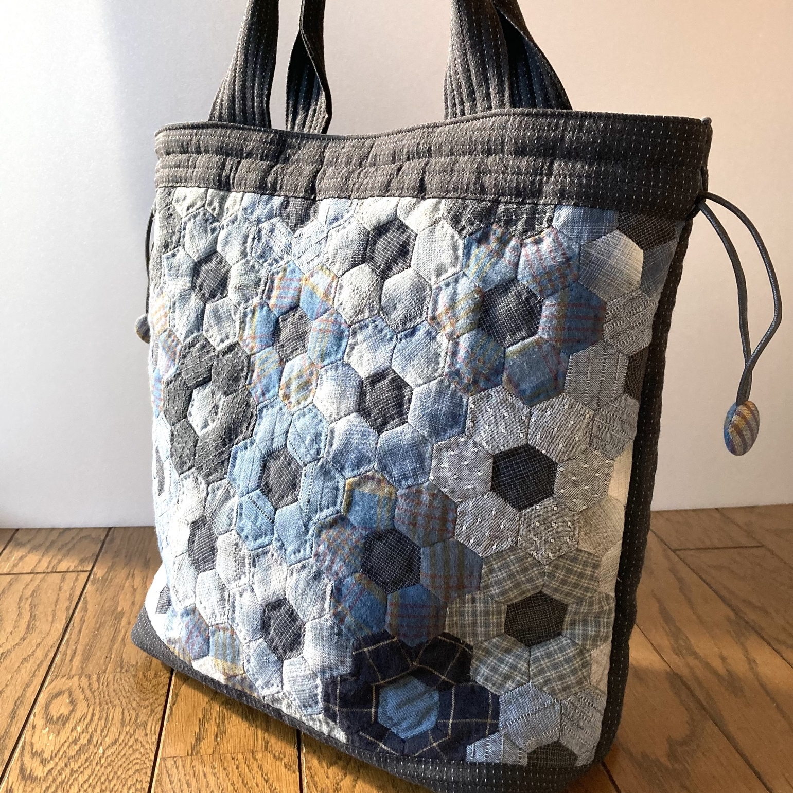 ハンドメイド パッチワークキルト フィードサック ビンテージ