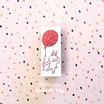 963hanko ラバースタンプ: 風船うさぎ