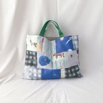 【InstagramからオーダーYO様】 《入園グッズ》パッチワーク　レッスンバッグ