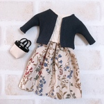 リカちゃん 服 set ♡ ボタニカルフラワー④点set ♡ 